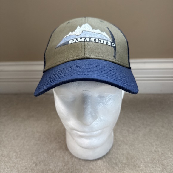 Patagonia Other - Patagonia Miner Ice Pick Axe Mountain Climber Peak Trucker Mesh Snapback Hat